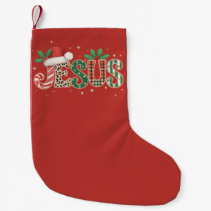Jesus Christliches Religiöses Zitat Glaube Bibelve Kleiner Weihnachtsstrumpf