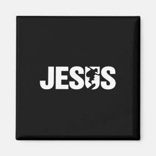 Jesus Christliches Skateboard Cooles Skater-Design Magnet