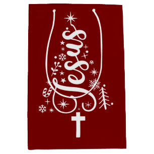 Jesus Christliches Weihnachten Bibelvers Glaube Mittlere Geschenktüte