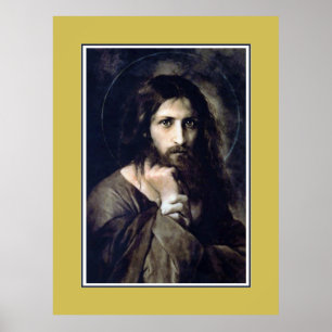 Jesus Christus 1888 by Georg Karl Franz Corniceliu Poster