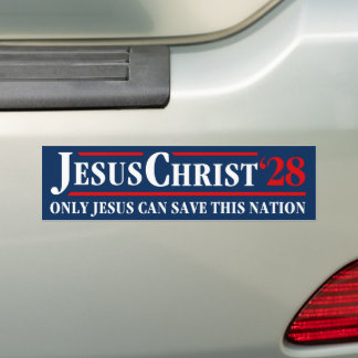 Jesus Christus 2028 nur Jesus kann diese Nation Ge Autoaufkleber