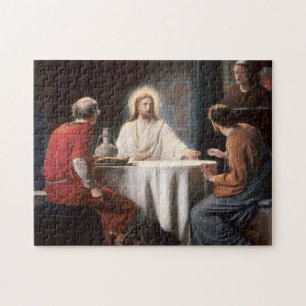 Jesus Christus am Abendmahl von Carl Bloch Puzzle