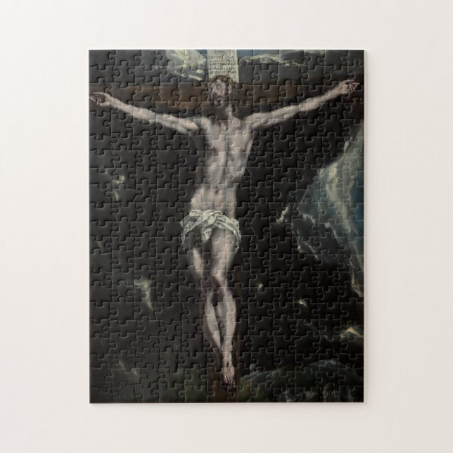 Jesus Christus am Kreuz Puzzle (Vertikal)