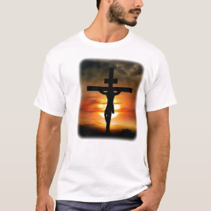 Jesus Christus auf dem Kreuz T-Shirt