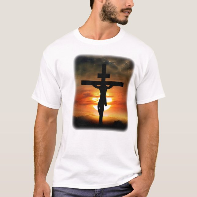 Jesus Christus auf dem Kreuz T-Shirt (Vorderseite)