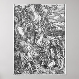 Jesus Christus auf dem Ölberg Poster