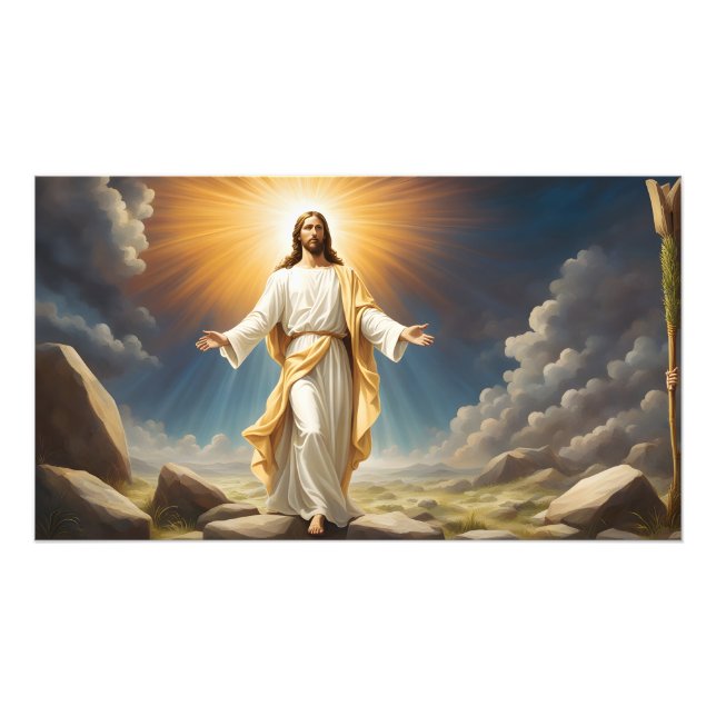 Jesus Christus Auferstehung Fotodruck (Vorne)