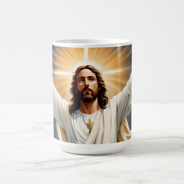 Jesus Christus Auferstehung Kaffeetasse (Mittel)