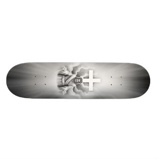 Jesus Christus-Auferstehungs-Kreuz-Entwurf Skateboard