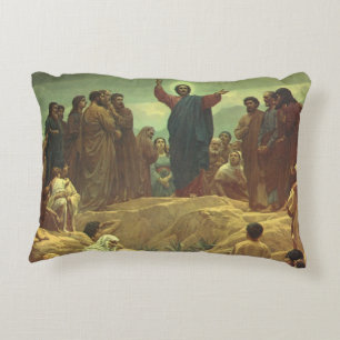 Jesus Christus Bergpredigt, Vintage-Religion Dekokissen