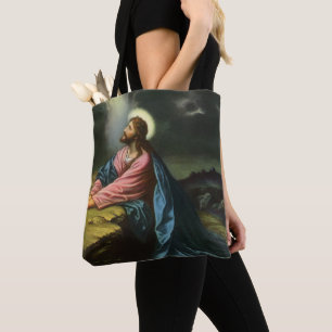 Jesus Christus betend, Garten Gethsemane im Vintag