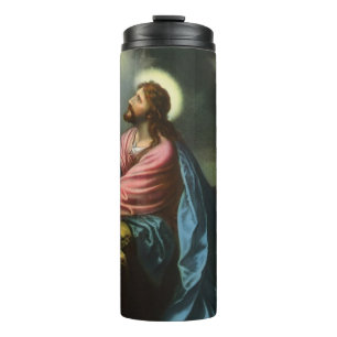 Jesus Christus betend, Garten Gethsemane, Vintage Thermosbecher