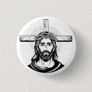 Jesus Christus Button
