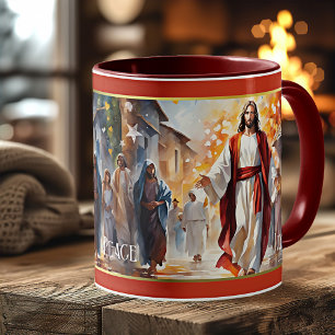 Jesus Christus Christliche Botschaft Religiös Kaffeetasse