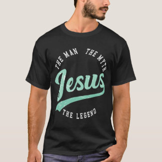 Jesus Christus Christliche Kalligrafie Der Glaube  T-Shirt
