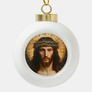 Jesus Christus Christliche religiöse Kunst Keramik Kugel-Ornament