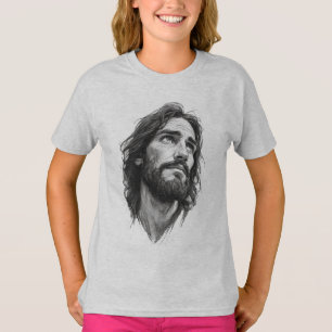 Jesus Christus Christliches Mädchen T-Shirt