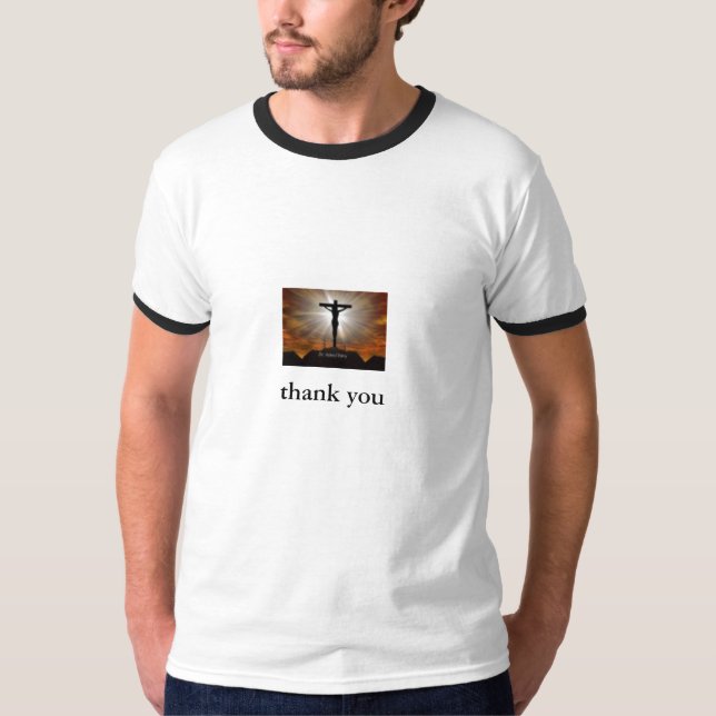 Jesus Christus, danke T-Shirt (Vorderseite)