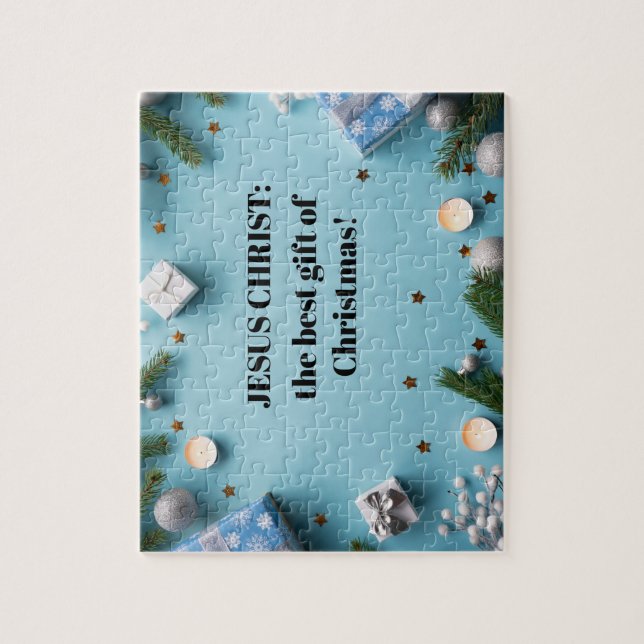 Jesus Christus: Das beste Geschenk von Weihnachten Puzzle (Vertikal)