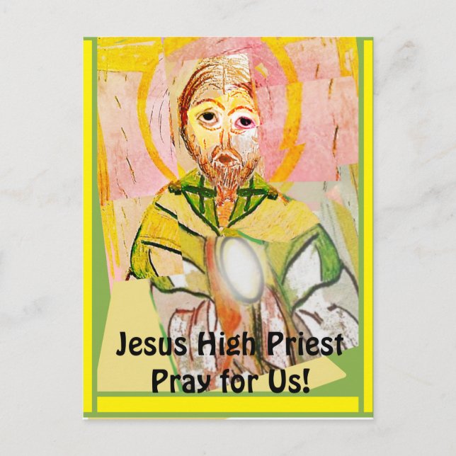 Jesus Christus, der Hohepriester Postkarte (Vorderseite)