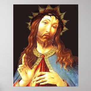 Jesus Christus der König 2 - Cristo Rey Print Post Poster