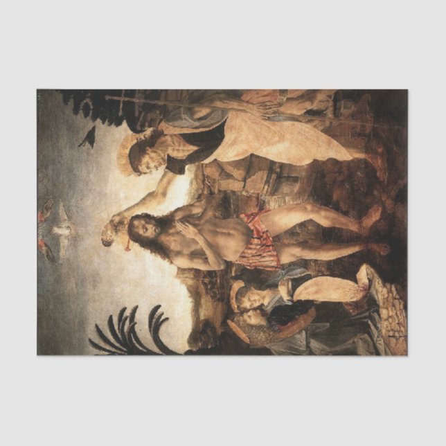 Jesus Christus, der von John, malend durch L Seidenpapier (Vorderseite)