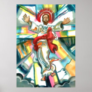 Jesus Christus, die Aufszension Poster