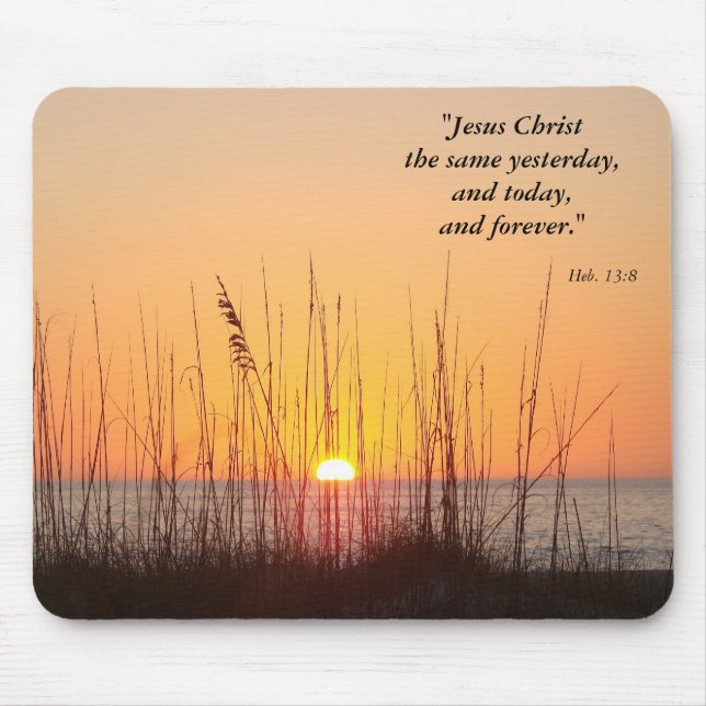 Jesus Christus die selben gestern und t… Mousepad (Vorne)