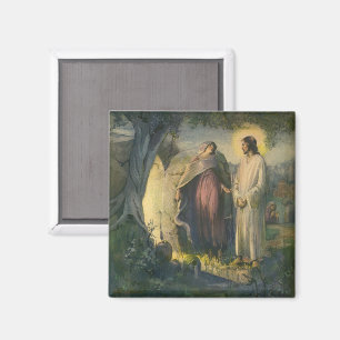 Jesus Christus durch das Grab von ML Greer erwisch Magnet