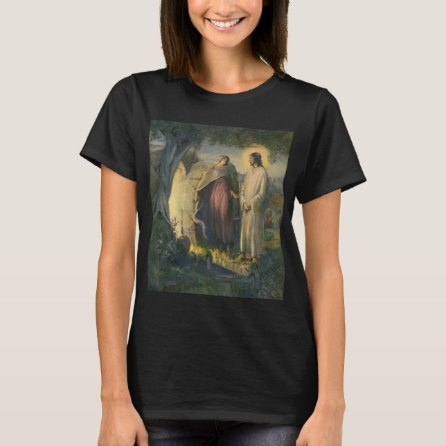 Jesus Christus durch das Grab von ML Greer erwisch T-Shirt (Vorderseite)