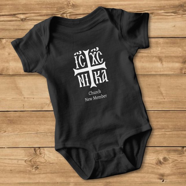 Jesus Christus erobert Emblem Baby Strampler (Von Creator hochgeladen)