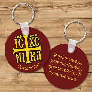 Jesus Christus erobert Emblem Schlüsselanhänger