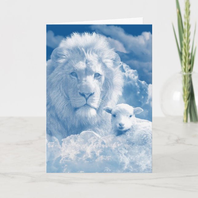 Jesus Christus Feiertagskarte (Vorderseite)