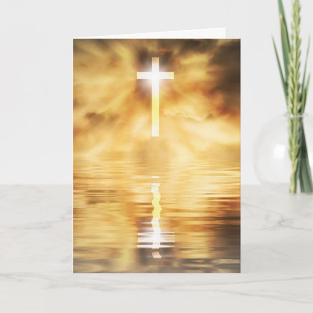 Jesus Christus Feiertagskarte (Vorderseite)