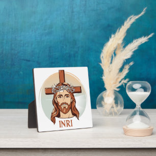 Jesus Christus Fotoplatte