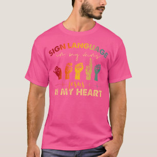 Jesus Christus Gebärdensprache in meinen Adern Jes T-Shirt