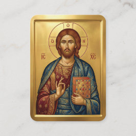 Jesus-Christus-Gebetskarten Visitenkarte