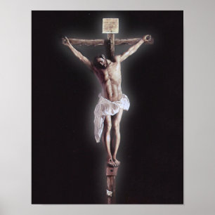Jesus Christus gekreuzigtes ehrenvolles Bild Poster