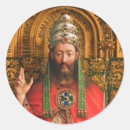 Jesus Christus Genter Altarbild Aufkleber