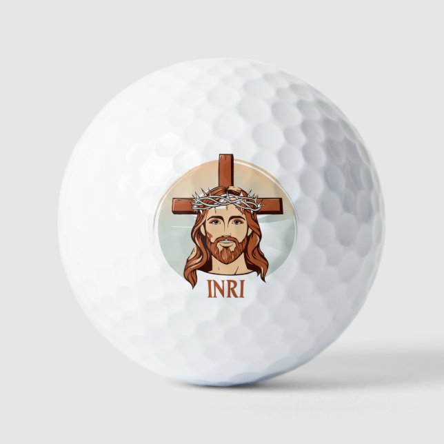 Jesus Christus Golfball (Vorderseite)