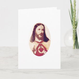 Jesus Christus: Gott ist Liebe Feiertagskarte