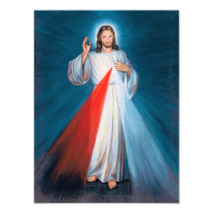 Jesus Christus Göttliche Barmherzigkeit Heiligstes Fotodruck