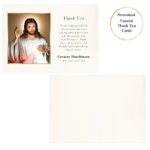 Jesus Christus Göttliche Barmherzigkeit Katholisch Dankeskarte