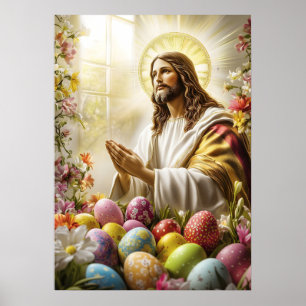 Jesus Christus Heilige Auferstehung Ostern Poster