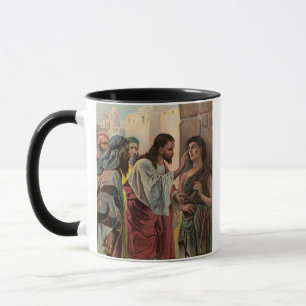 Jesus Christus heilt den blinden Mann Tasse