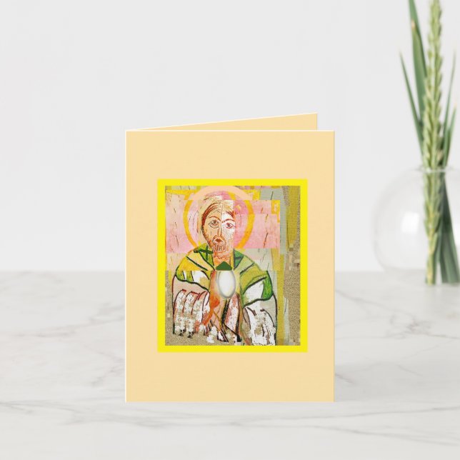 Jesus Christus Hohepriester Karte (Vorderseite)