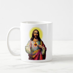 Jesus Christus im Pop-Art-Stil Kaffeetasse
