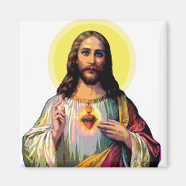 Jesus Christus im Pop Art Style Magnet