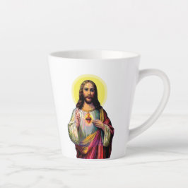 Jesus Christus im Pop Art Style Milchtasse