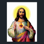 Jesus Christus im Pop Art Style Poster<br><div class="desc">Pop ist Jesus Christus. Pop kulturelle Variation von Jesus im Pop Art Stil als Pop Icon. Schöne Kunst für Jesus-Liebhaber,  lustig christlich,  Kreuzigung,  zeitgenössisch,  Vintag,  Retro,  modern.</div>